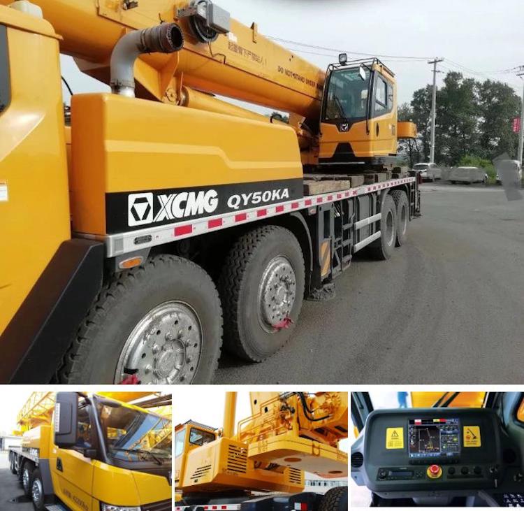 XCMG Official 50 ton crane truck QY50KA with boom for sale in kuwait